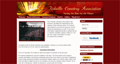 Desktop Screenshot of fiskvillecemetery.com
