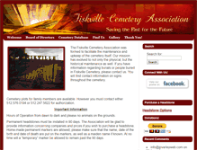 Tablet Screenshot of fiskvillecemetery.com